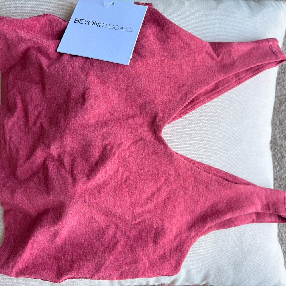 Beyond Yoga Raspberry Top pilates yoga gym